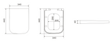 Square UF Toilet Cover Seat For Toilet Ranges SC802/SC802GB — detail 4