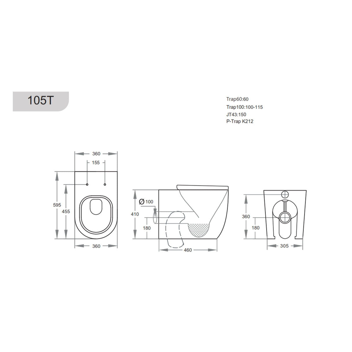Veda Geberit inwall floor toilet suite (Sigma8/Kapp + KDK105T-B) — detail 3