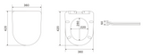 Slim UF Toilet Cover Seat SC805 — detail 3