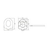 Minimalist Toilet Seat Cover SC811 — detail 3