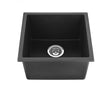 Quartz Undermount Kitchen Sink Single Bowl 381*457*220mm QZS3845-MB
