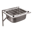 Cleaners sink with Wall Brackets and Grate