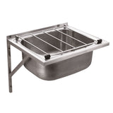 Cleaners sink with Wall Brackets and Grate