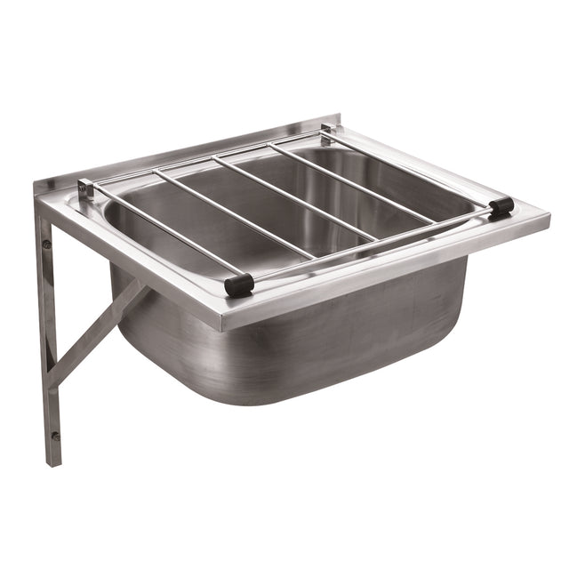 Cleaners sink with Wall Brackets and Grate