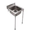 Cleaners sink with Wall mount legs