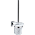 Sara Toilet Brush Set Chrome Chrome