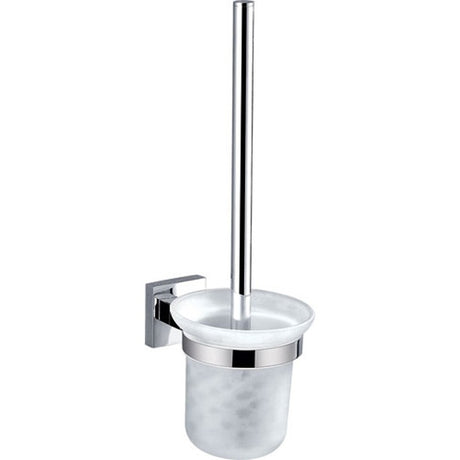 Sara Toilet Brush Set Chrome Chrome