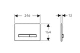 Geberit Toilet Button Flush Plate For Concealed Cistern Sigma50KJ/DW/SD — detail 4