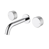 Soko 1/4 Turn C/D  Wall Basin Set Chrome Chrome