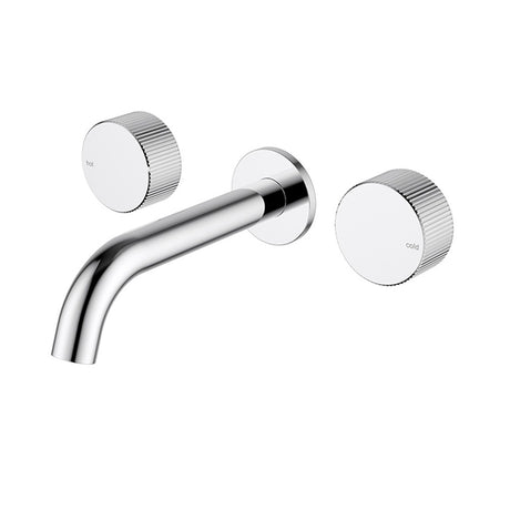 Soko 1/4 Turn C/D  Wall Basin Set Chrome Chrome