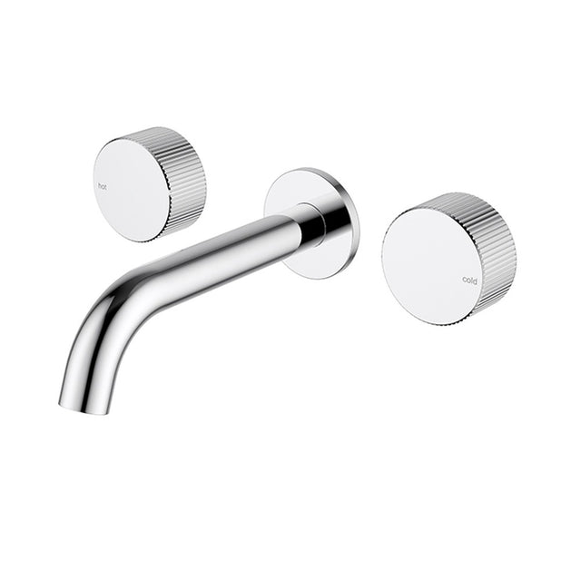 Soko 1/4 Turn C/D  Wall Basin Set Chrome Chrome