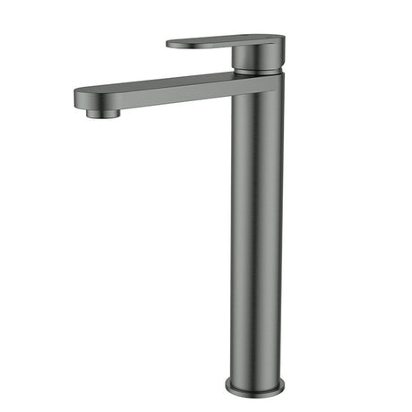 Sora SS Highrise Basin Mixer In Gun Metal Gun Metal
