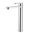 Sora SS Highrise Basin Mixer In Polished Chrome Chrome