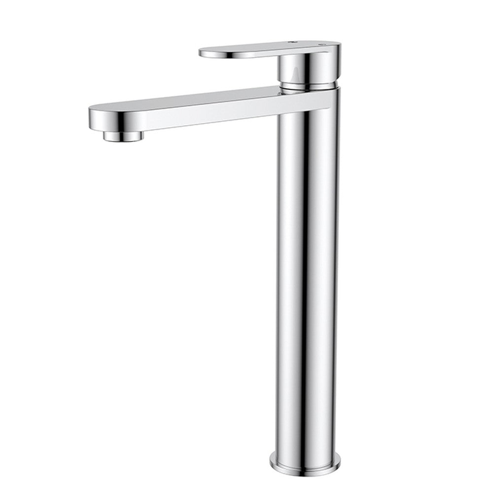Sora SS Highrise Basin Mixer In Polished Chrome Chrome