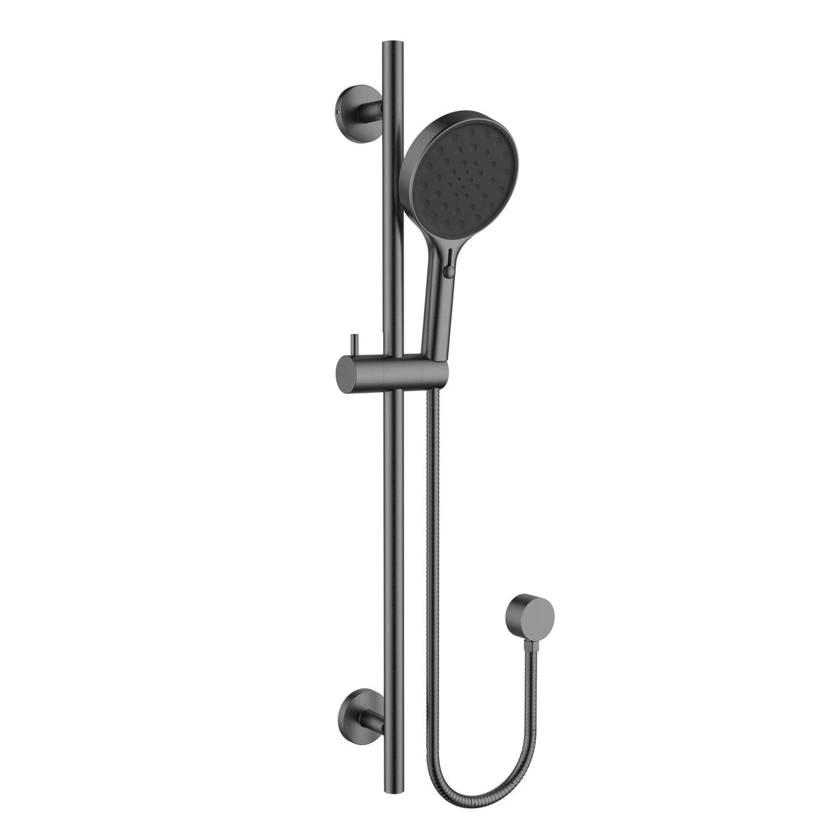 Sulu II Sliding Shower Set Gun Metal Gun Metal