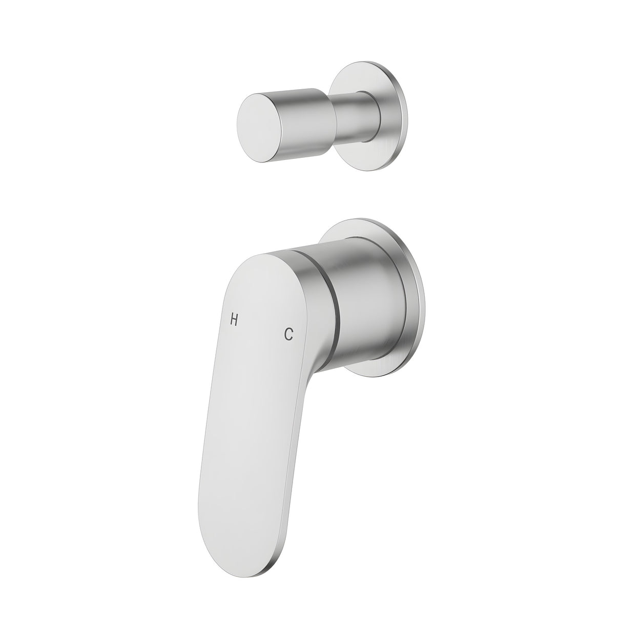 Sulu Ii  Wall  Diverter Mixer  Trim Kits With Separate Cover Plate Brushed Nickel Brushed Nickel