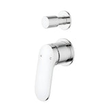 Sulu Ii Wall  Diverter Mixer  Trim Kits With Separate Cover Plate Chrome