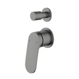 Sulu Ii  Wall Diverter Mixer  Trim Kits With Separate Cover Plate Gun Metal Gun Metal