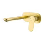Sulu Ii  Wall  Basin Mixer  Trim Kits Brushed Gold Brushed Gold