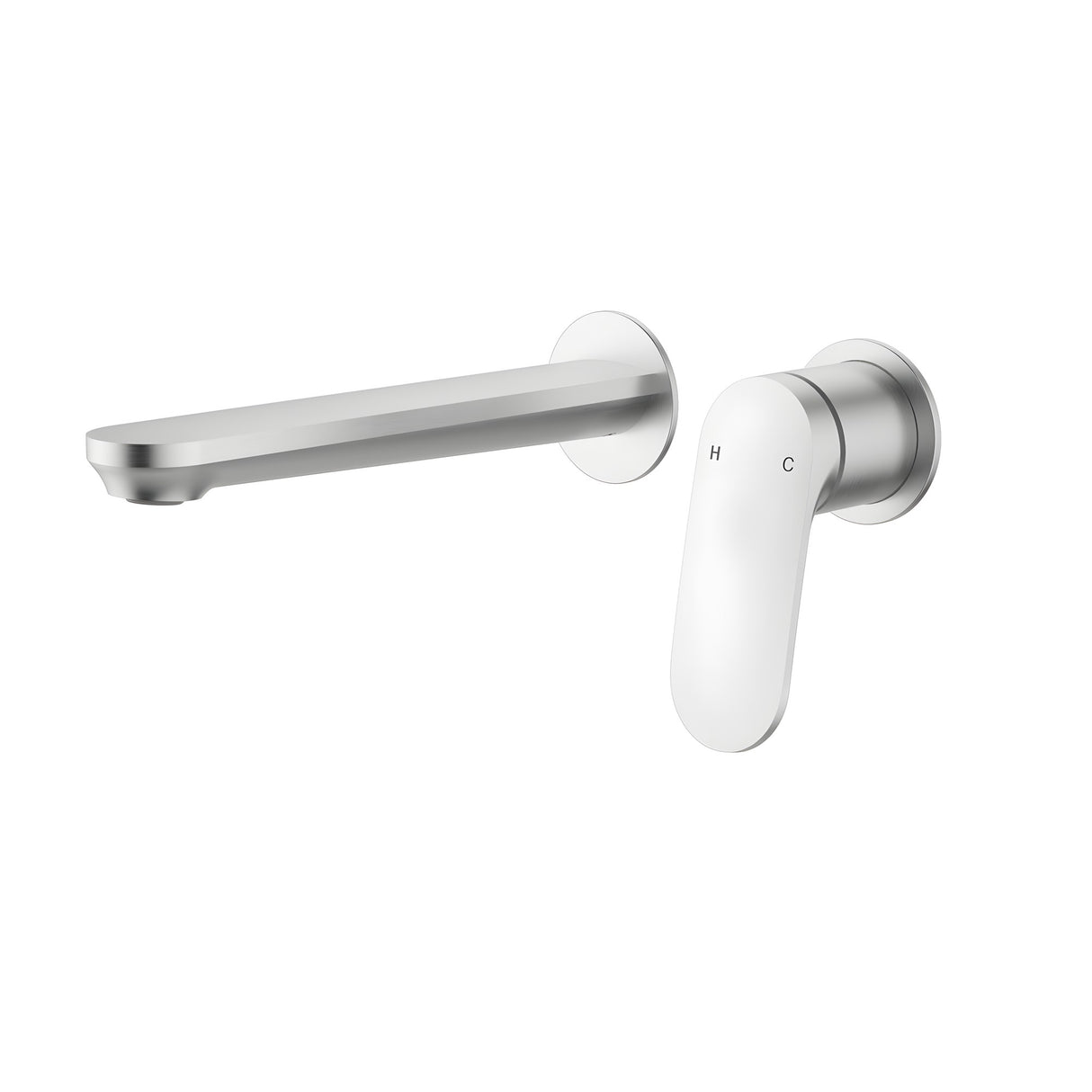 Sulu Ii  Wall  Basin Mixer  Trim Kits With Separate Cover Plate Brushed Nickel Brushed Nickel