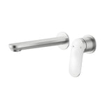Sulu Ii  Wall  Basin Mixer  Trim Kits With Separate Cover Plate Brushed Nickel Brushed Nickel