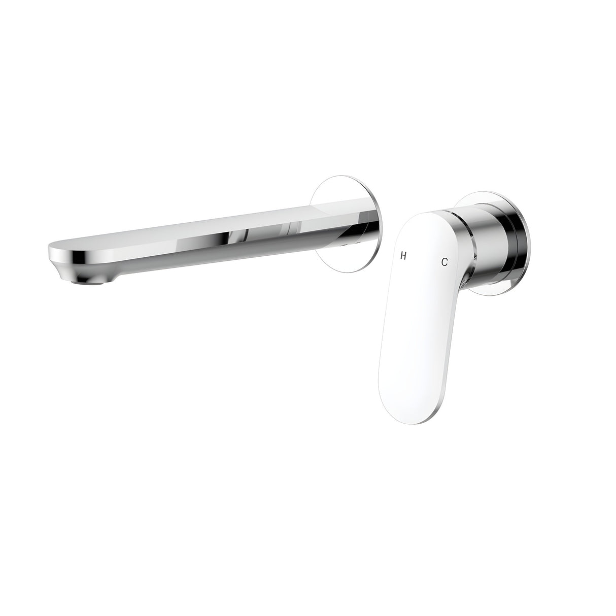 Sulu Ii Wall  Basin Mixer  Trim Kits With Separate Cover Plate Chrome