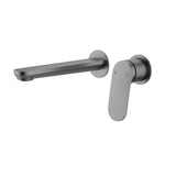 Sulu Ii  Wall Basin Mixer  Trim Kits With Separate Cover Plate Gun Metal Gun Metal
