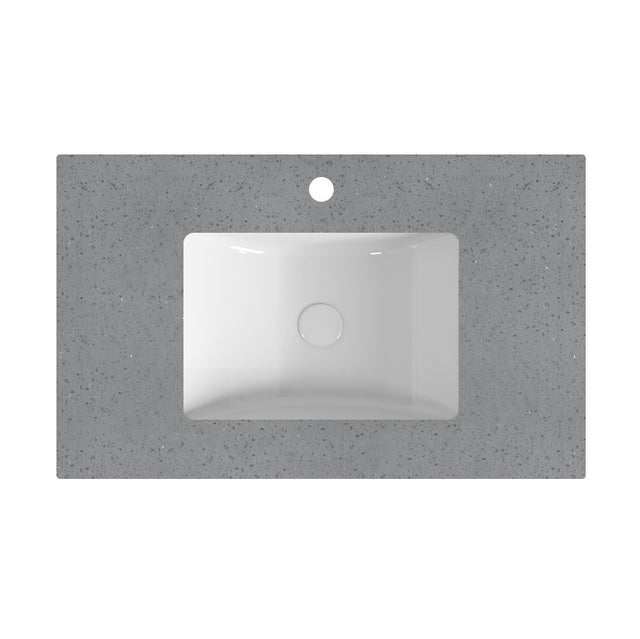 Speckle Grey Stone Top With Undermount Basin PU4532