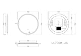 UL700BM-AC  LED Backlit Mirror — detail 3