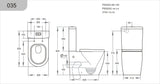 Dune Tornado Rimless Toilet Suite Dual Flush 655*385*840mm V035 — detail 4