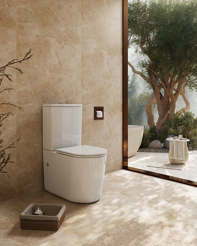 Mira Tornado Rimless Toilet Suite Dual Flush 655*385*835mm V037