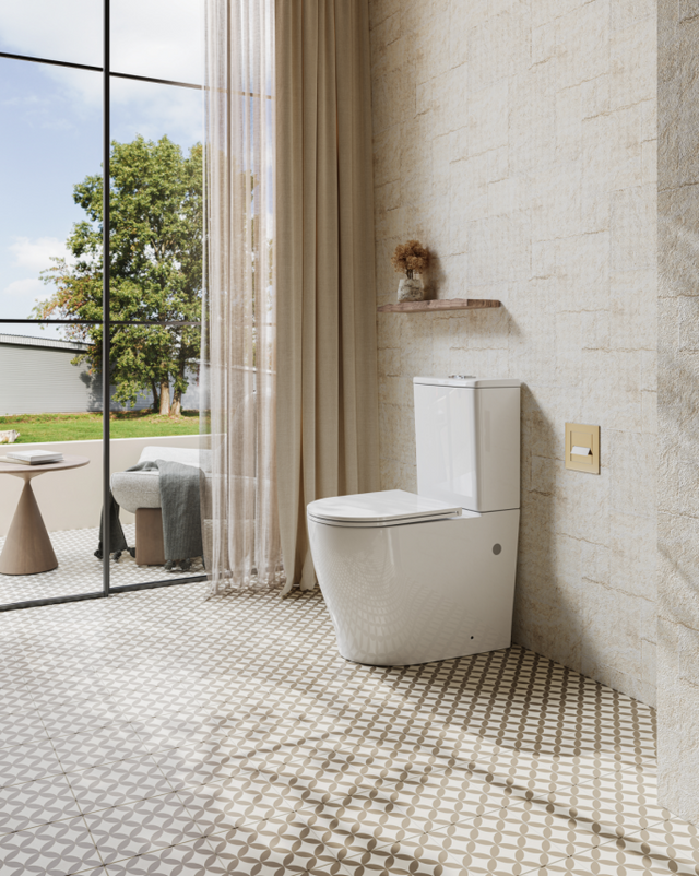 Lumia Tornado Rimless Toilet Suite Dual Flush 660*385*860mm V038