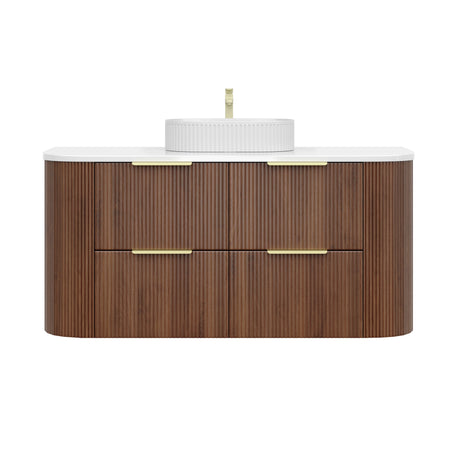 Vito Artis-D Wall-Hung PVC Curved Vanity with Soft-Close Drawers 600/750/900/1200/1500 — detail 16