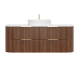 Vito Artis-D Wall-Hung PVC Curved Vanity with Soft-Close Drawers 600/750/900/1200/1500 — detail 19