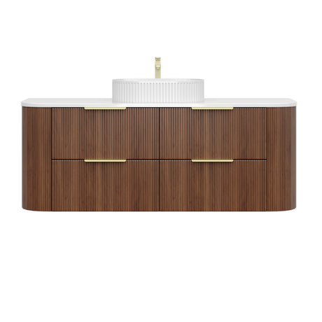 Vito Artis-D Wall-Hung PVC Curved Vanity with Soft-Close Drawers 600/750/900/1200/1500 — detail 19