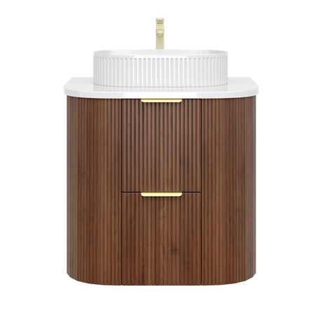 Vito Artis-D Wall-Hung PVC Curved Vanity with Soft-Close Drawers 600/750/900/1200/1500 — detail 7