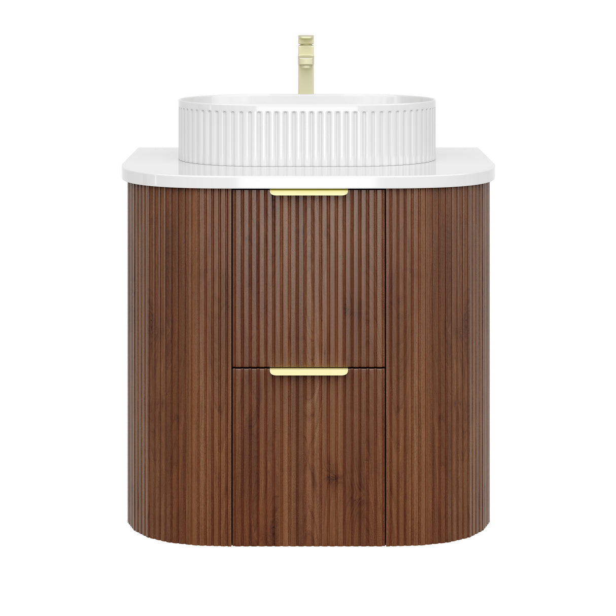 VITO ARTIS Fluted Curved Vanity with soft closing drawers 600-900mm — detail 9