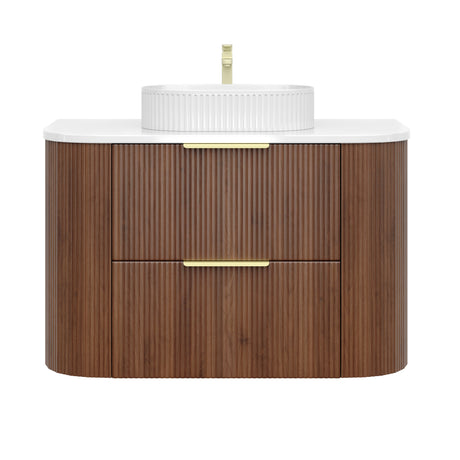 Vito Artis-D Wall-Hung PVC Curved Vanity with Soft-Close Drawers 600/750/900/1200/1500 — detail 13
