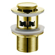 Pop-up Waste Basin Overflow Brushed Gold 32mm Brushed Gold