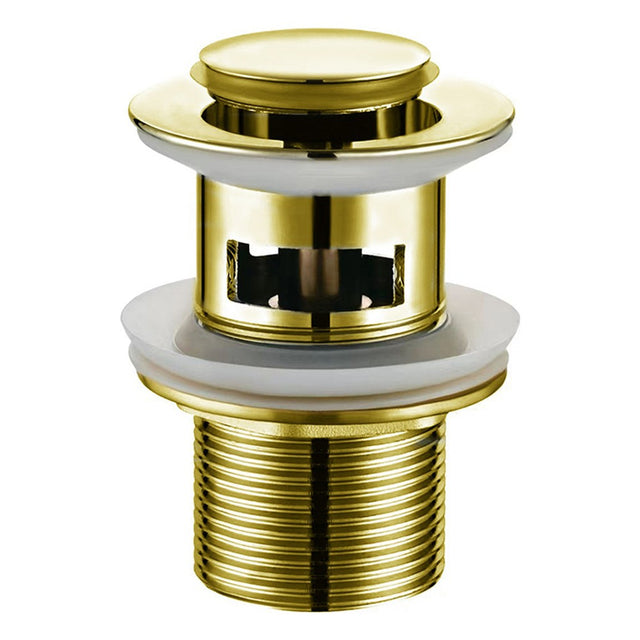 Pop-up Waste Basin Overflow Brushed Gold 32mm Brushed Gold