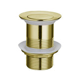 Pop-up Waste Basin Non Overflow Brushed Gold 32mm Brushed Gold