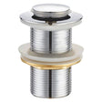 Pop-up Waste Basin Non Overflow Chrome 32mm Chrome