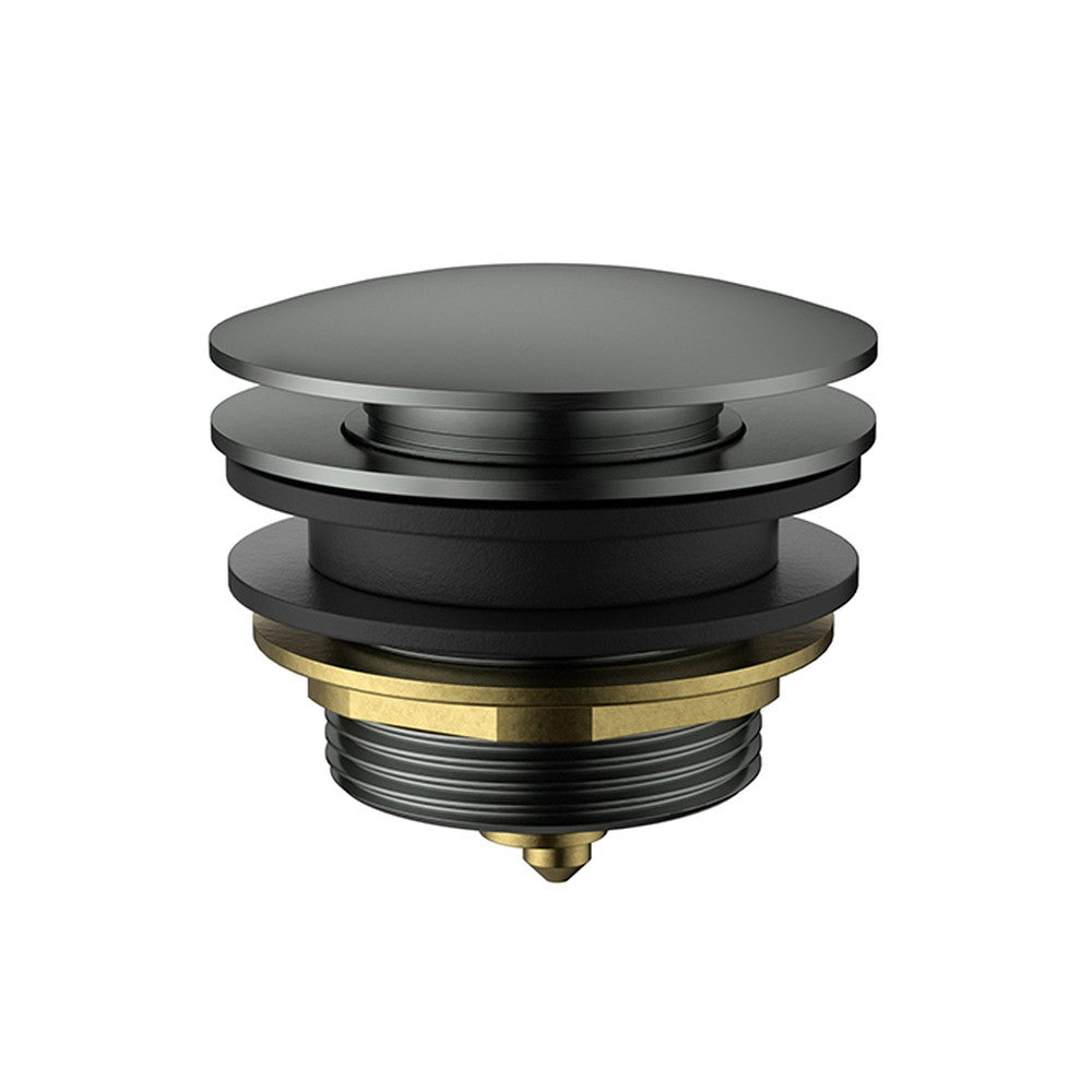 Pop-up Waste Bath Non Overflow Gunmetal 40mm Gun Metal