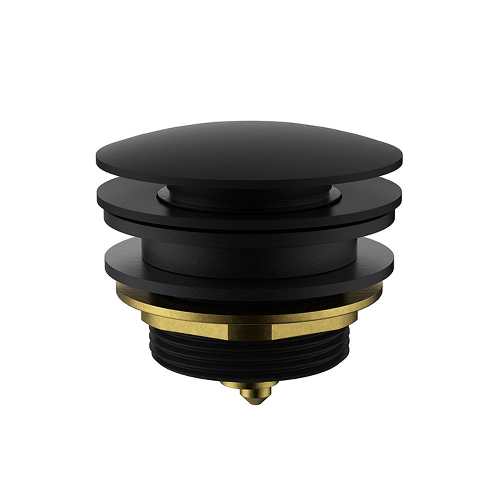 Pop-up Waste Bath Non Overflow Matt Black 40mm Matt Black
