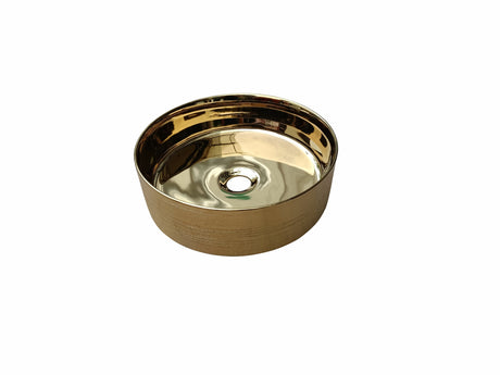 PA3511BG Above Counter Basin Brushed Gold (Round: 352*352*112mm)