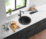 Camden Fireclay round insert/undermound sinks 470*228mm (FCND470GW/MB) — detail 5