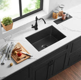 Camden Fireclay Square insert/undermound sinks 677*470*282mm (FCND677GW/MB) — detail 2