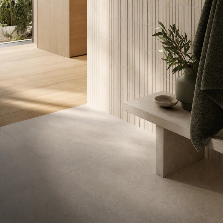 Floors and walls that finish the room