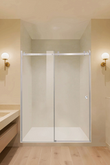 Package B - 900-1300mm Wide Frameless Double Sliding Shower Screen WTW-CH-900/1000/1200/1300
