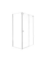Package C - 900-1000mm L-Shaped Single Side Panel with Stainless Steel Wall Profile FP-CH-900 — detail 5